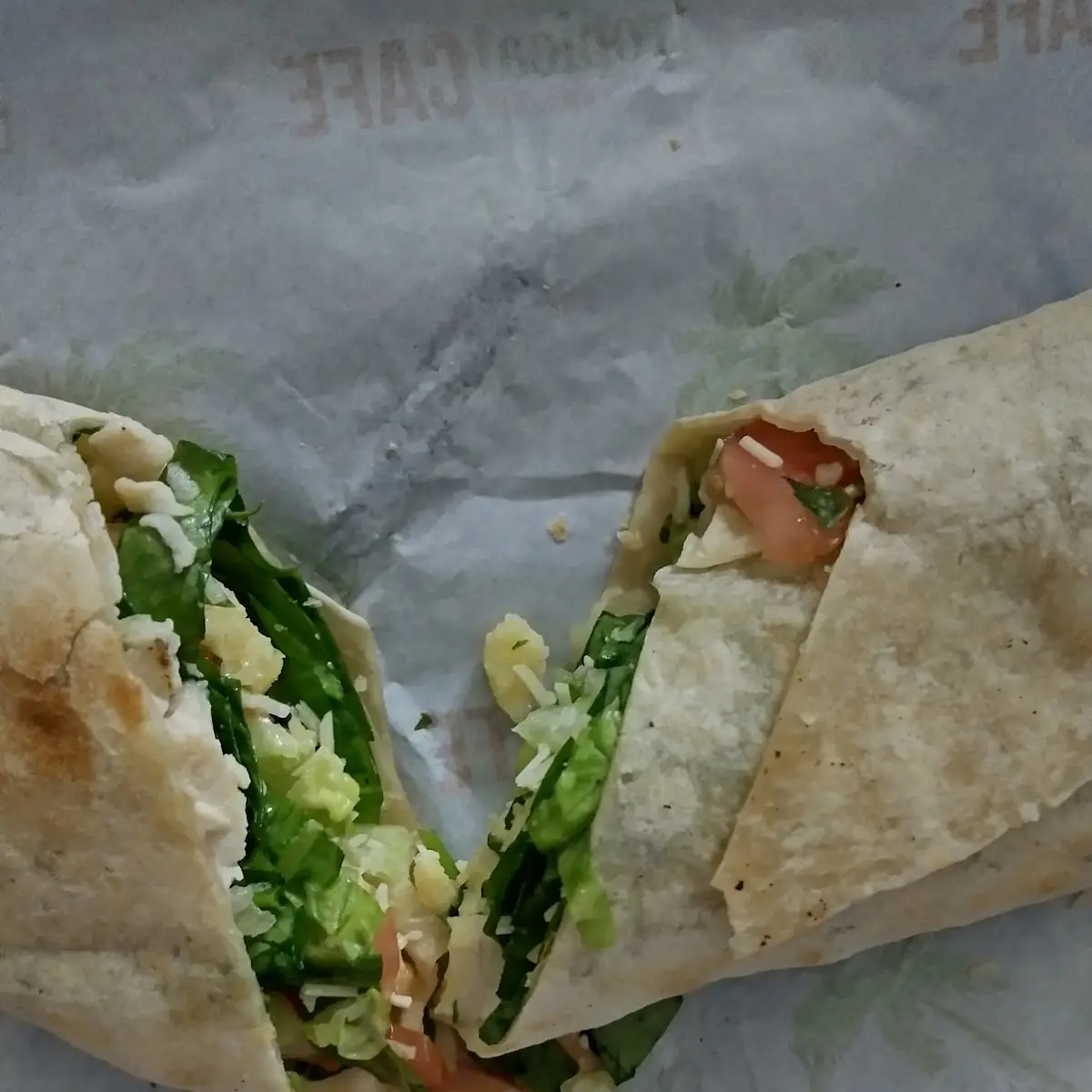 Spinach Feta & Pesto Wrap