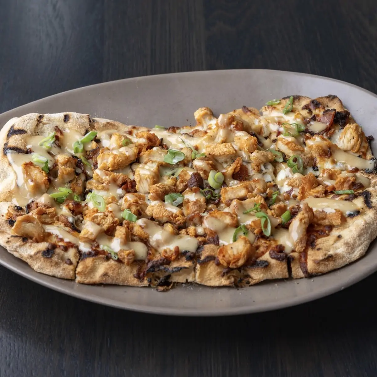 Honey Mustard Chicken & Bacon Flatbread