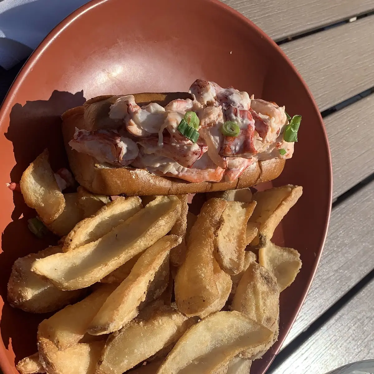 Lobster Roll and Truffle Fries