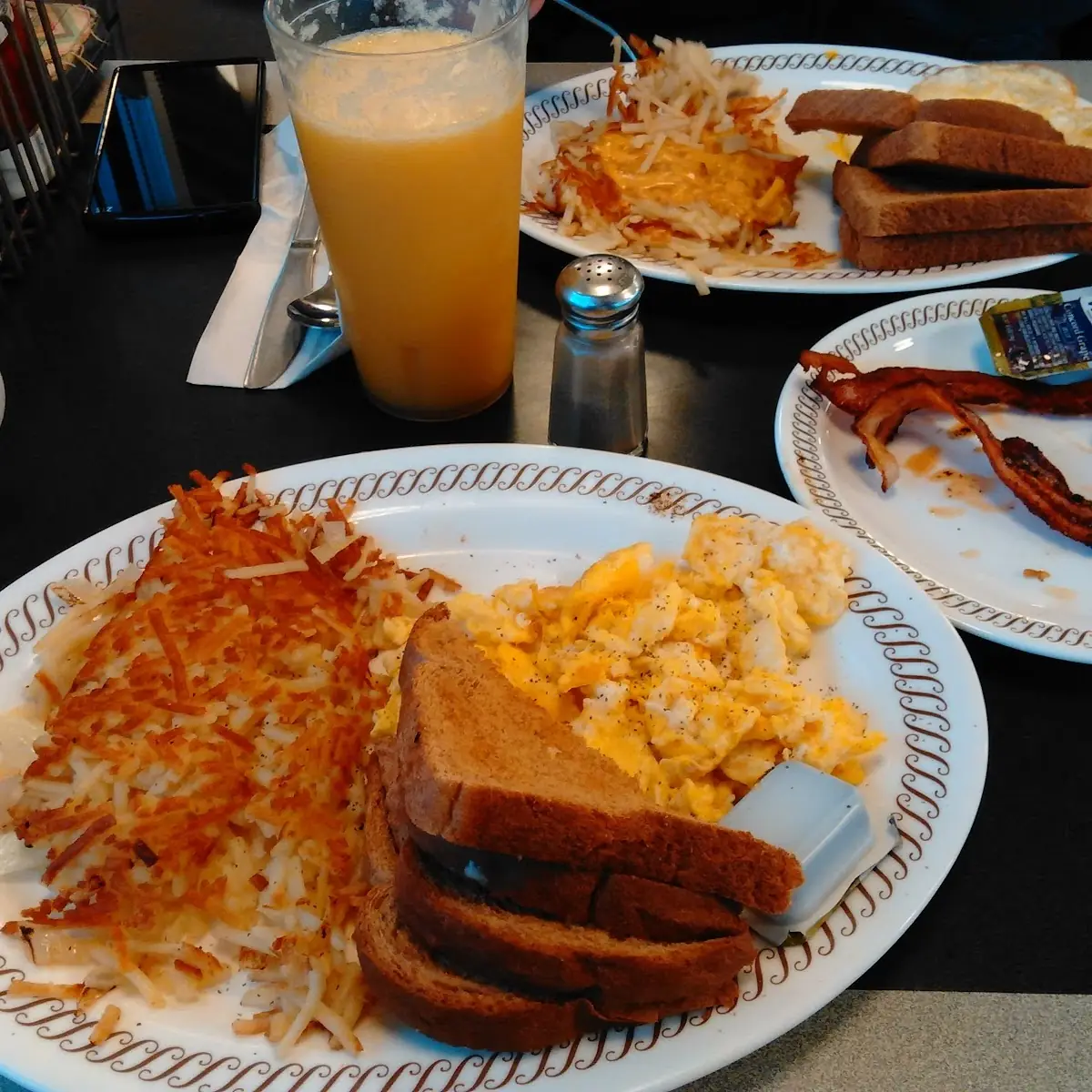 Texas Breakfast Melt with Hashbrowns