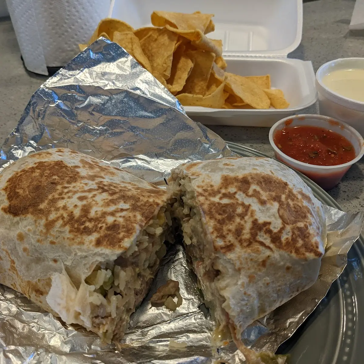 Pork Chili Verde Burrito