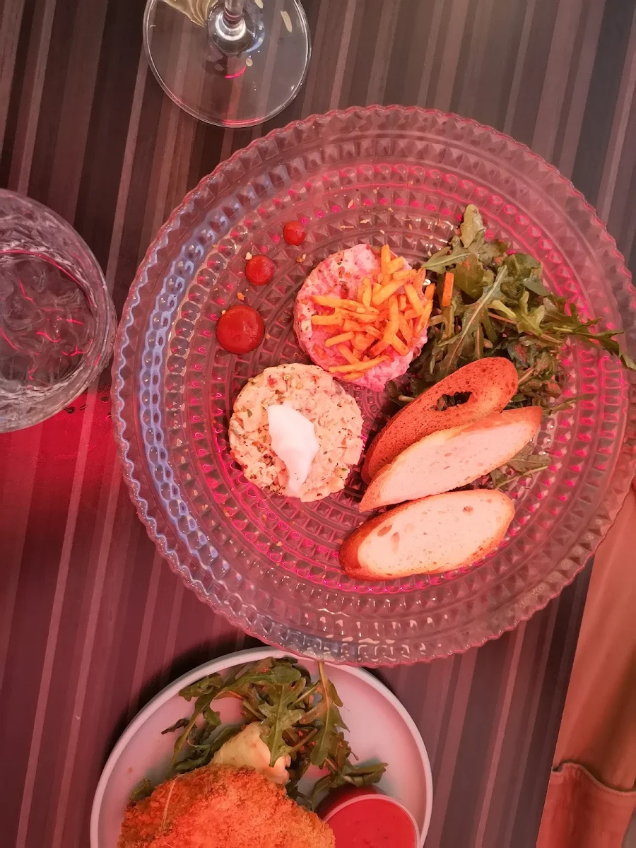 Tartare Duo Saumon Et Bœuf