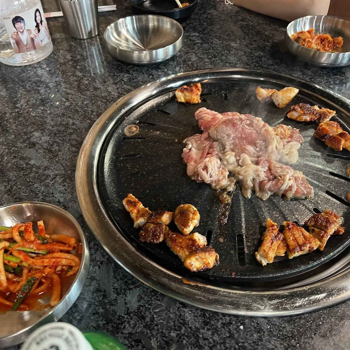 Pork Galbi and Beef Bulgogi