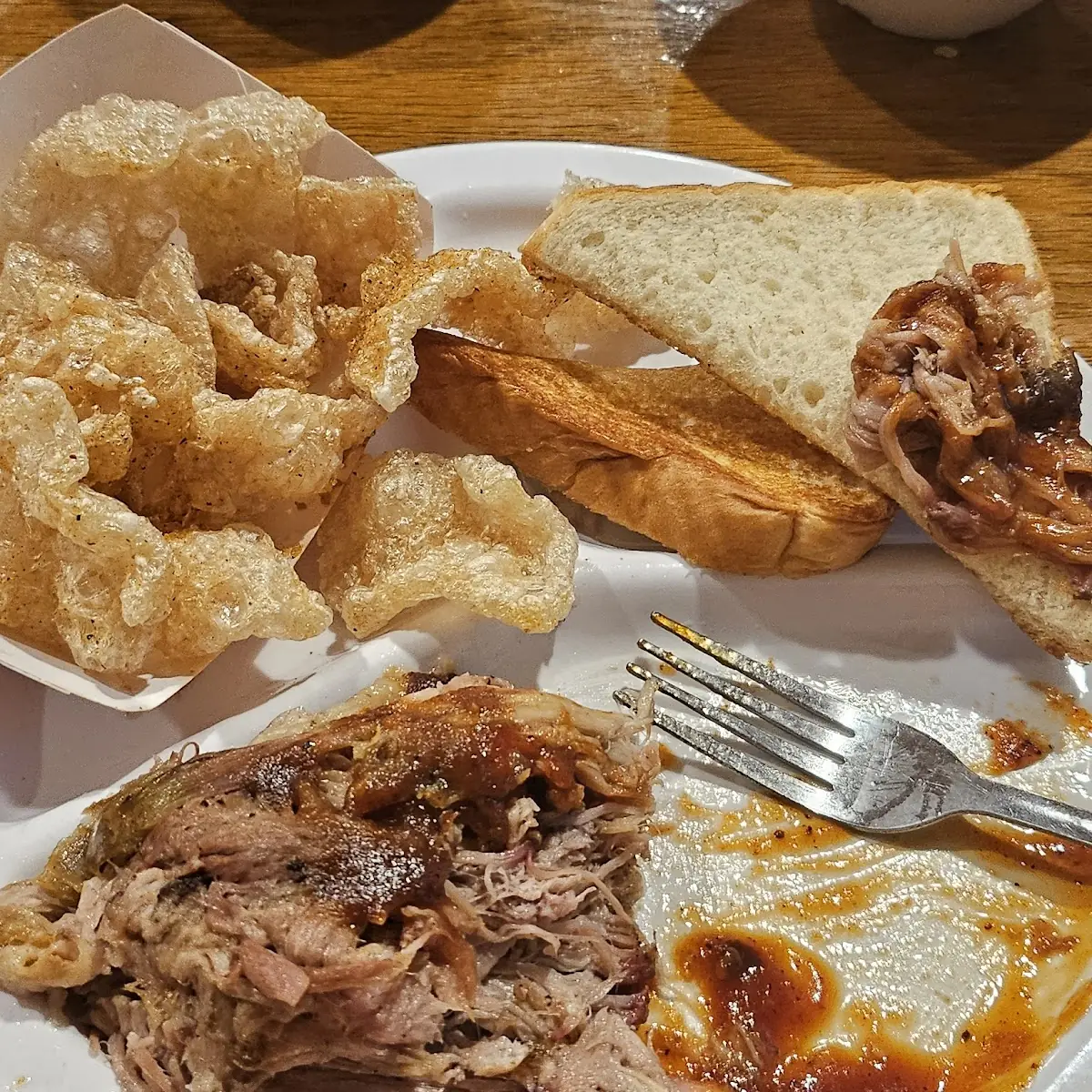 Pulled Pork & Homemade Pork Rinds