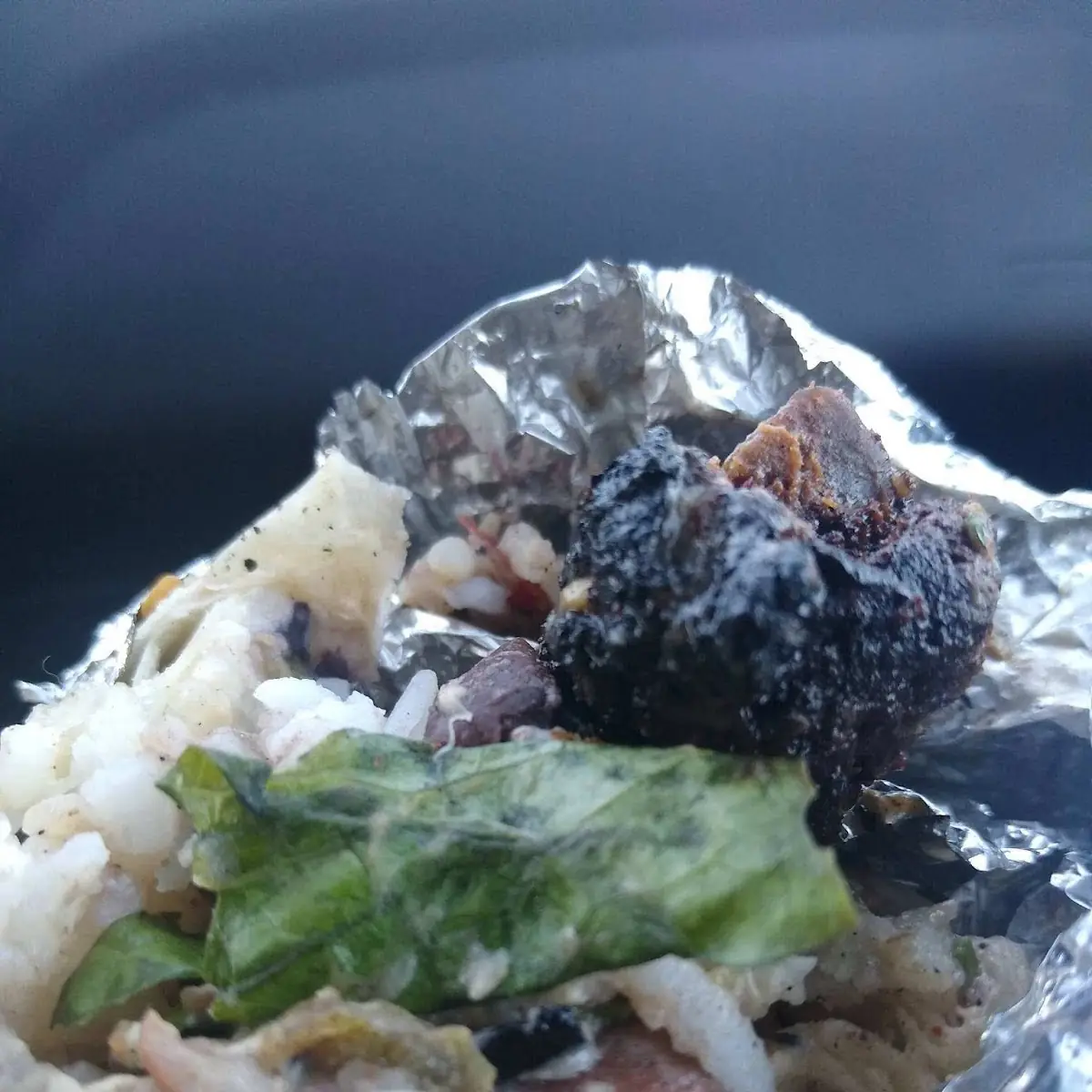 Burrito Taste Like a Fire Pit
