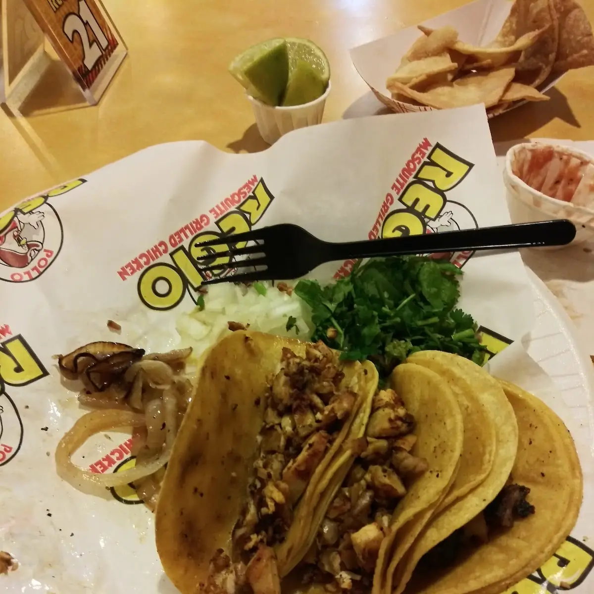 8 Chicken Tacos