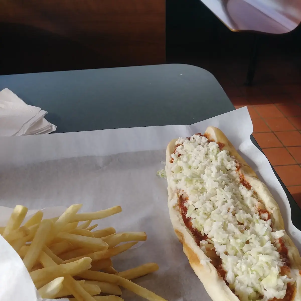 Foot Long Hot Dog Combo