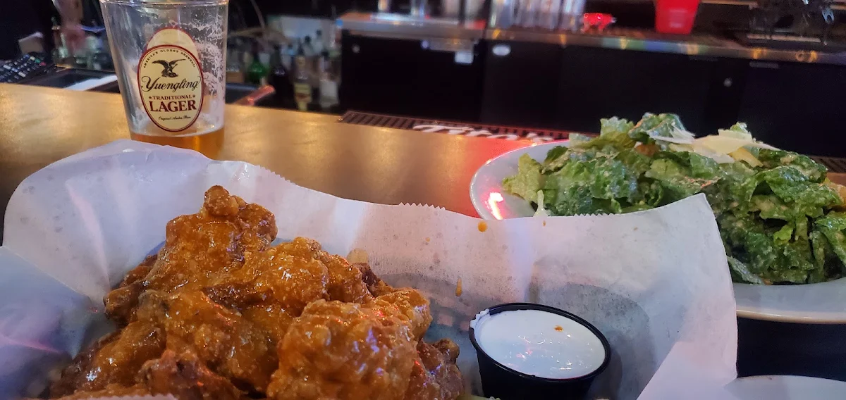 Wings and Cesar Salad