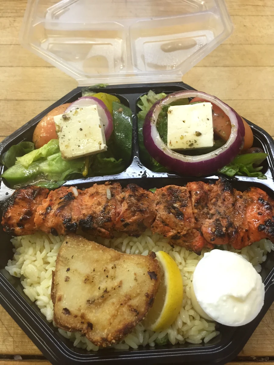 Red Chicken Souvlaki
