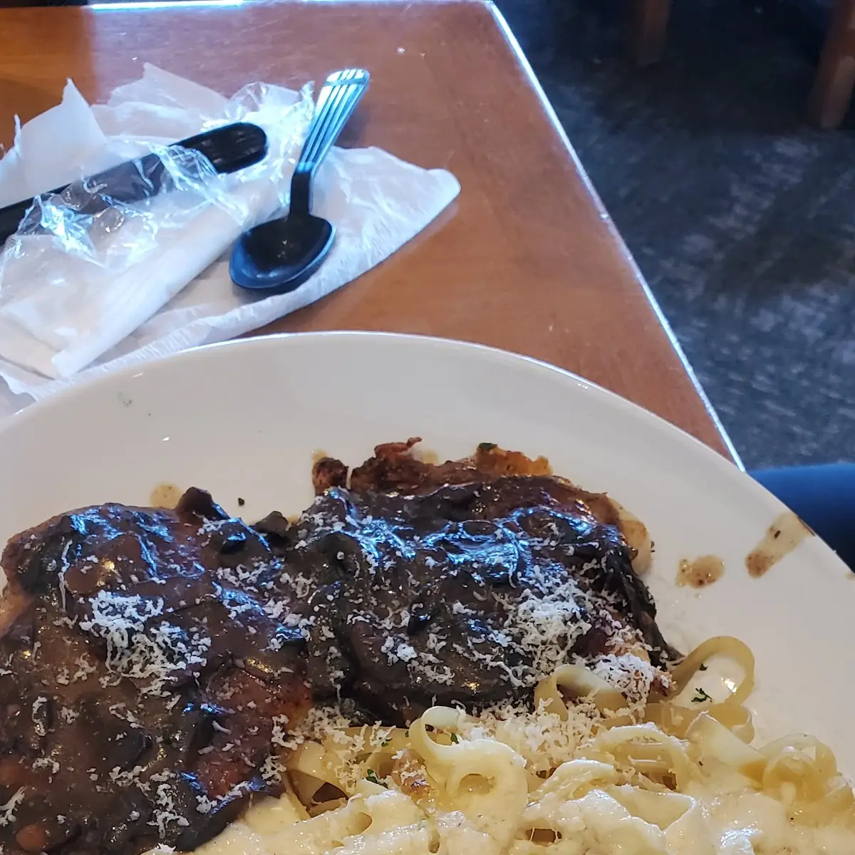 Steak Gorgonzola Alfredo