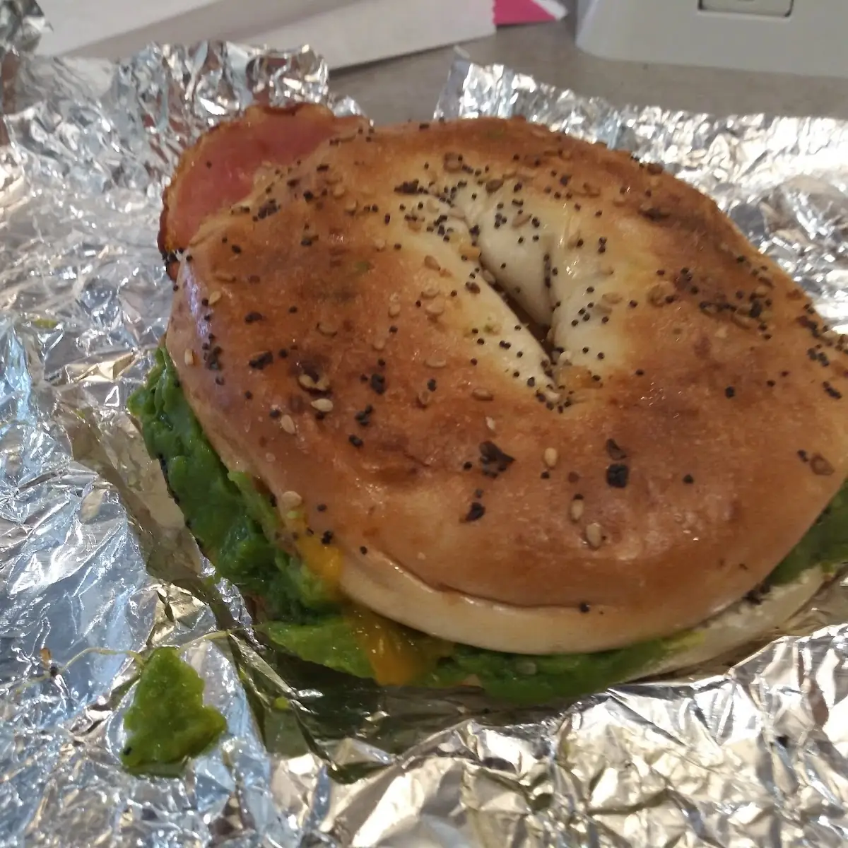 Bacon Avocado Everything Bagel