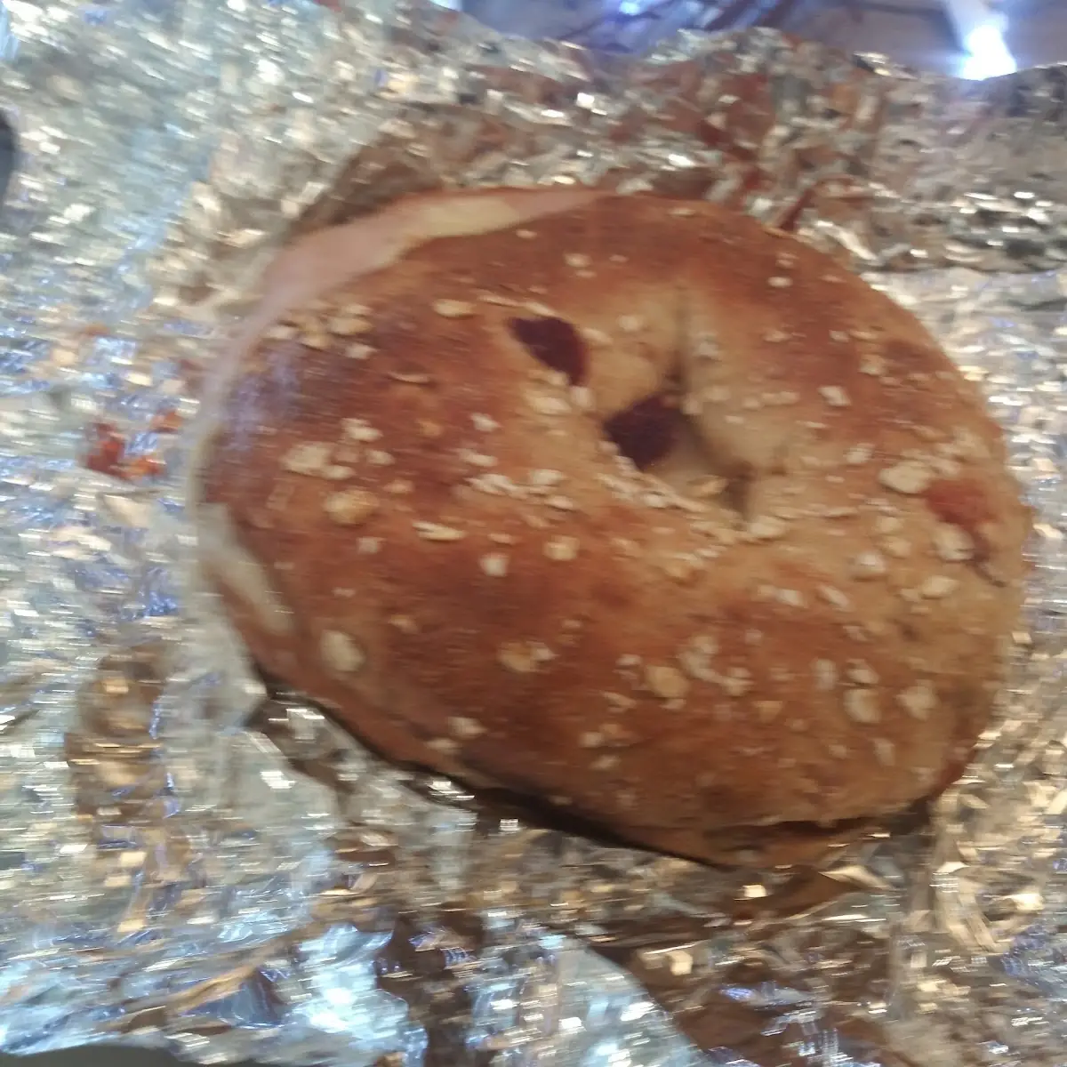Turkey Cranberry Bagel with Cream Cheese