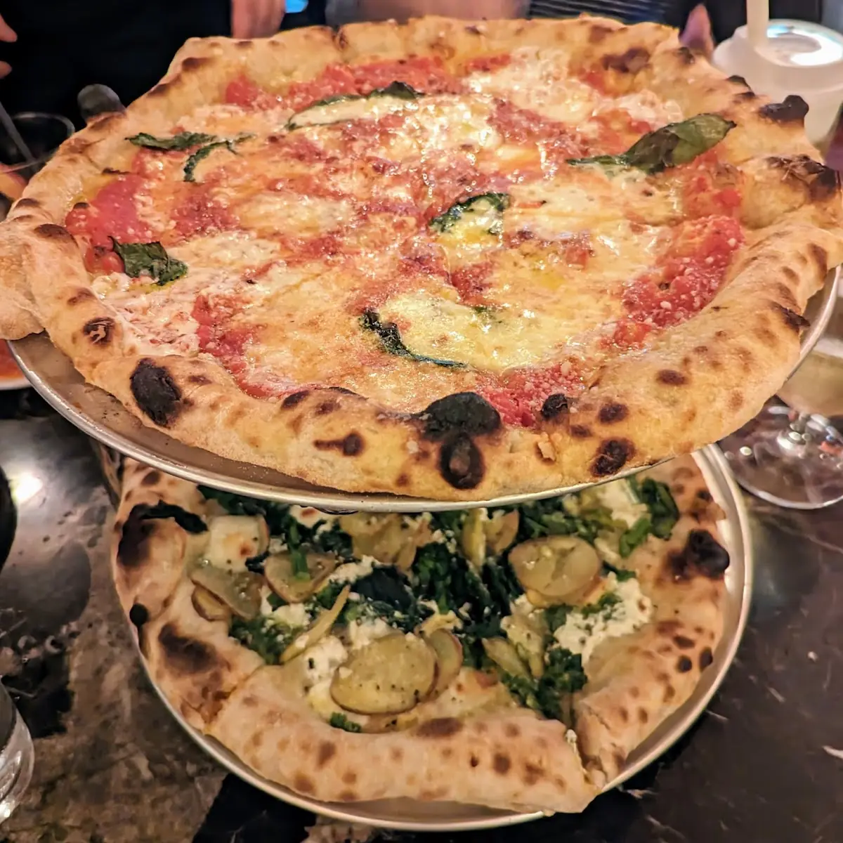 Neapolitan Pizza with Pepperoni and Cheese