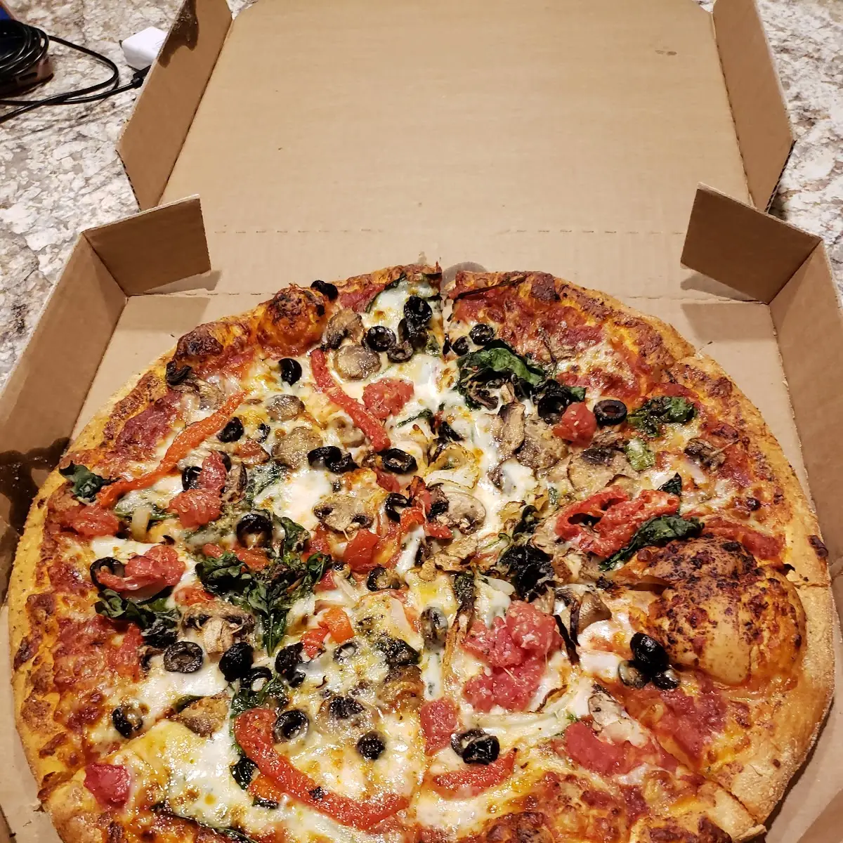 Dominos Thin Crust Pizza Build Your Own