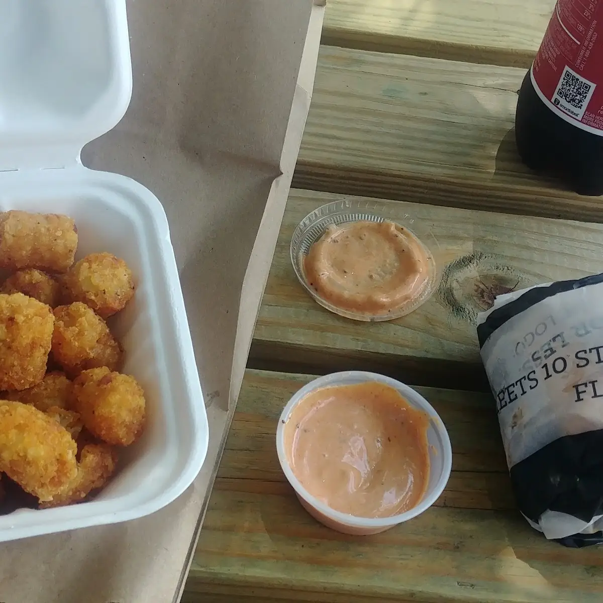 Double Cheeseburger with Tots