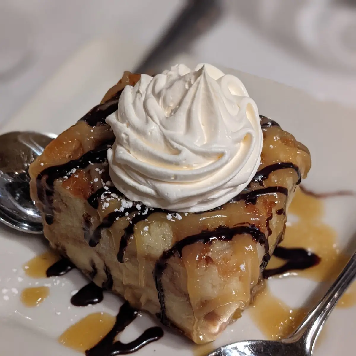 White Chocolate Bread Pudding