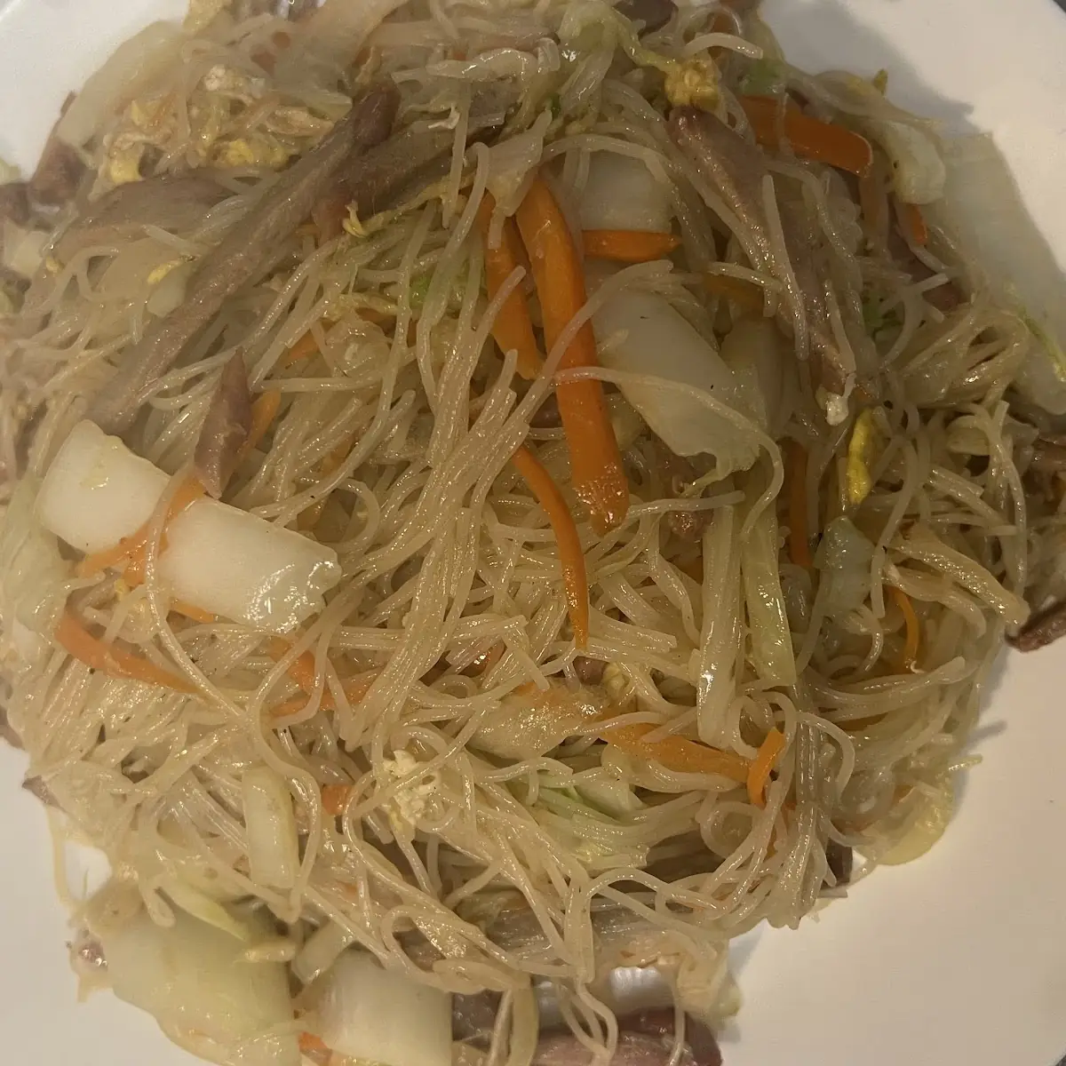 White Rice & Fried Noodles