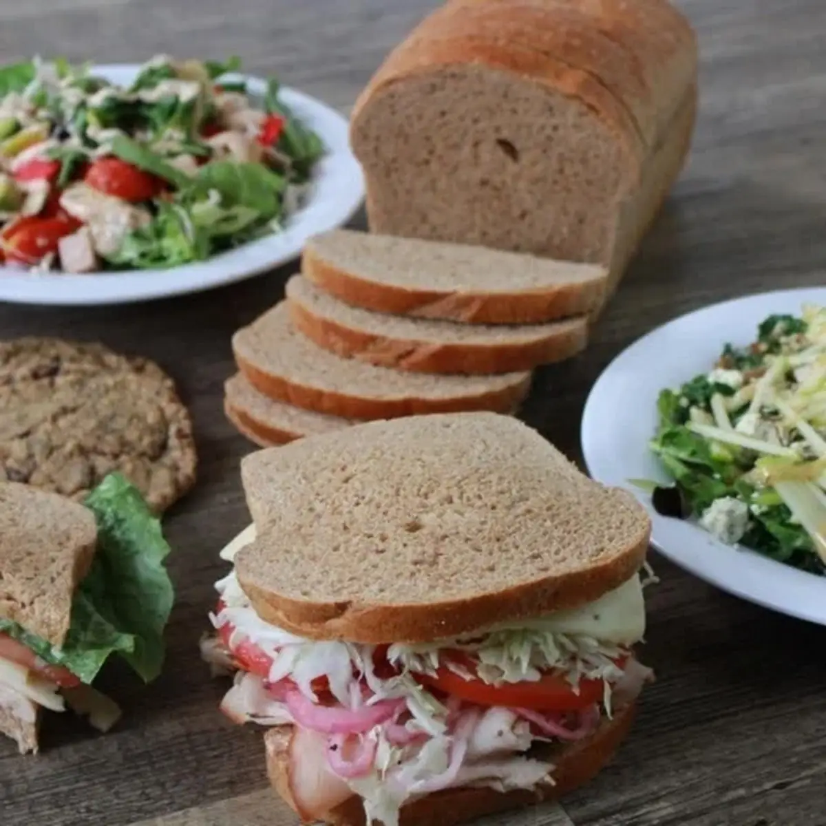Half Sandwich & Side Salad