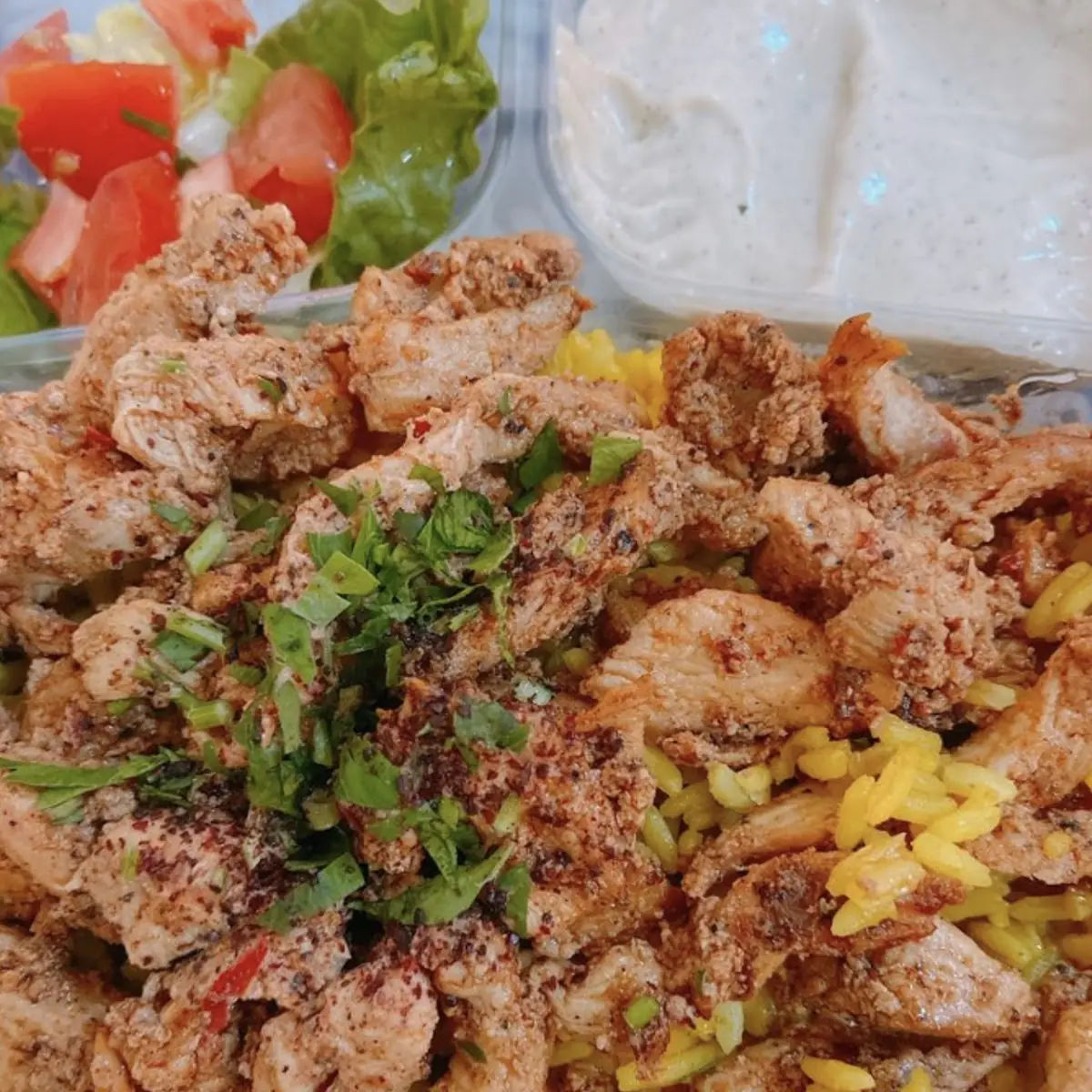 Half Tray of Chicken Shawarma