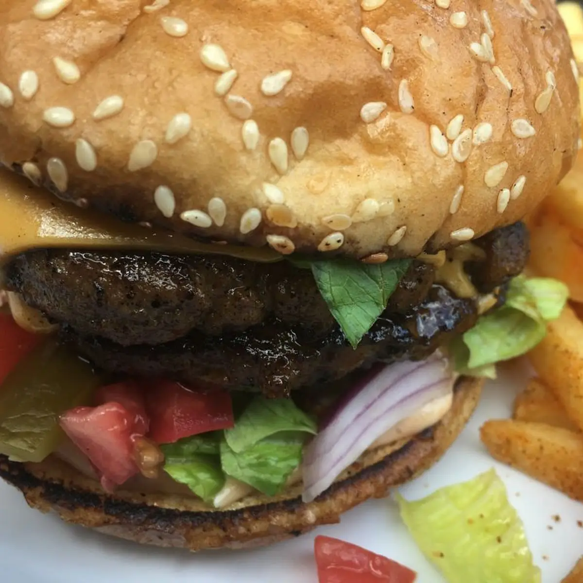 Shish Lamb Burger