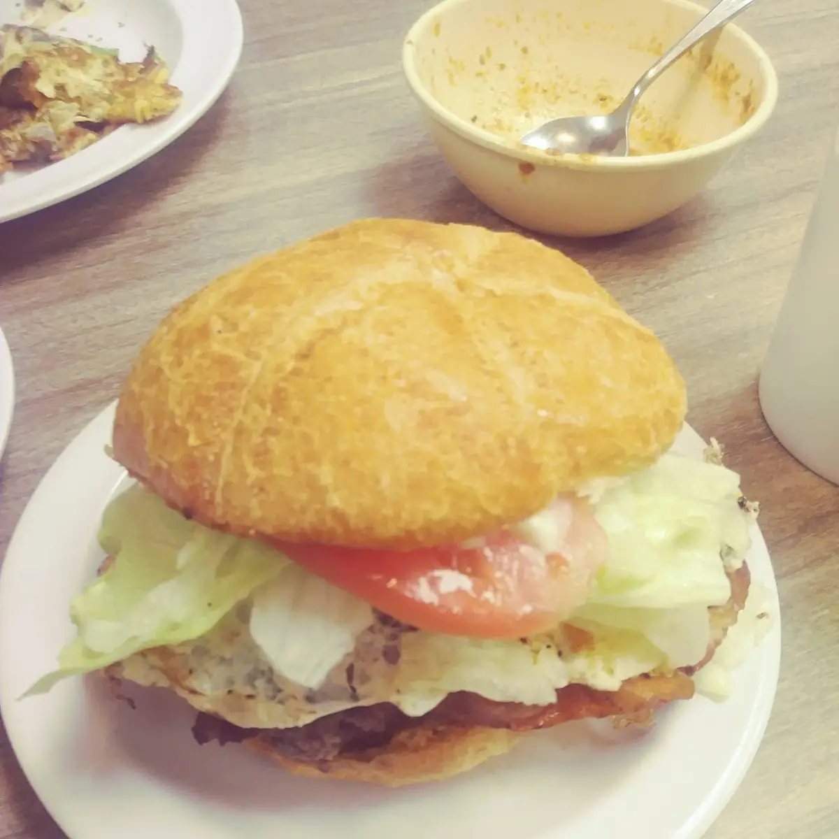 Steak Egg and Cheese on a Hard Roll