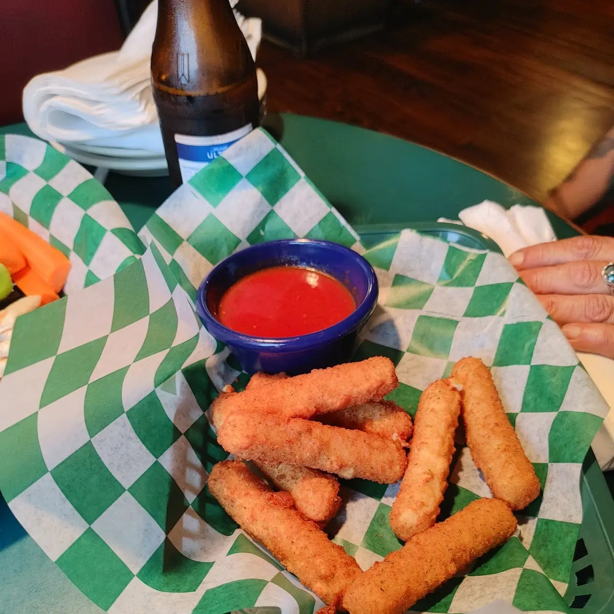 Mozzarella Sticks with Marinara for Dipping