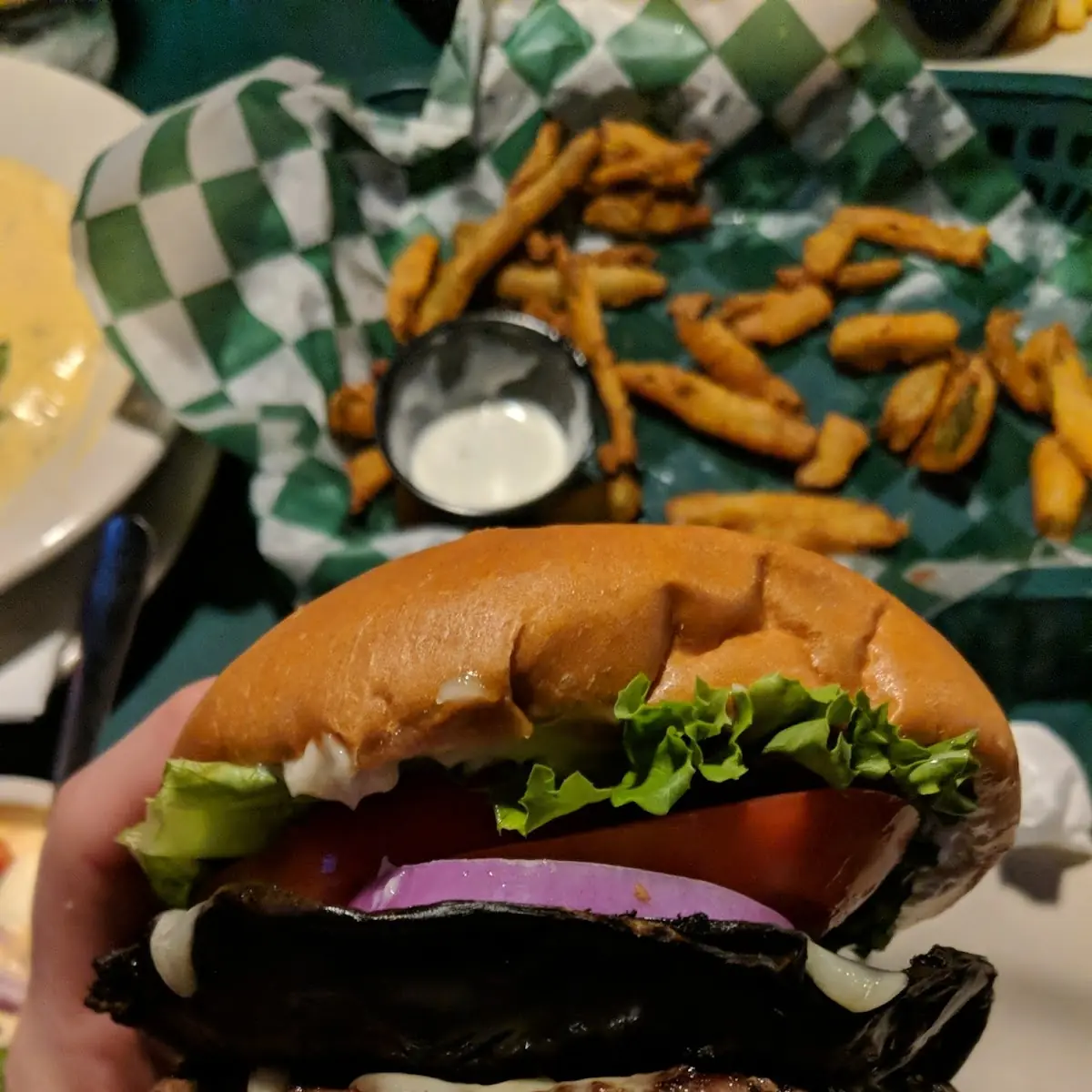 Mushroom and Swiss Burger