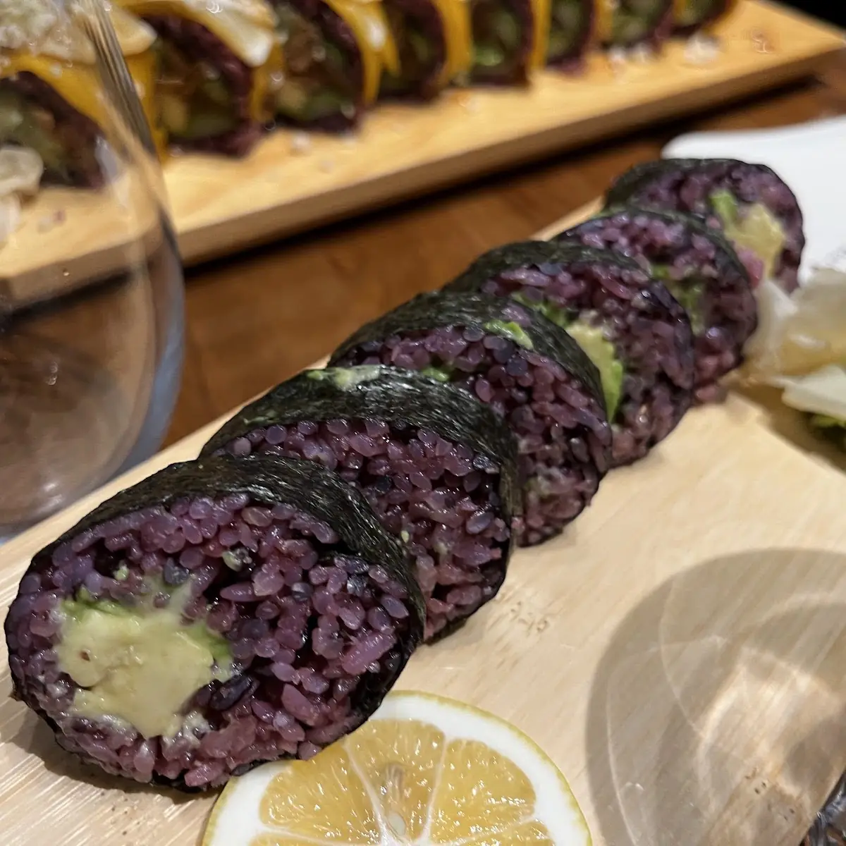 Purple Rice Sushi Roll