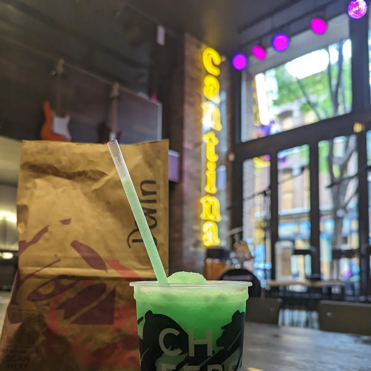 Baja Blast Freeze with Bacardi