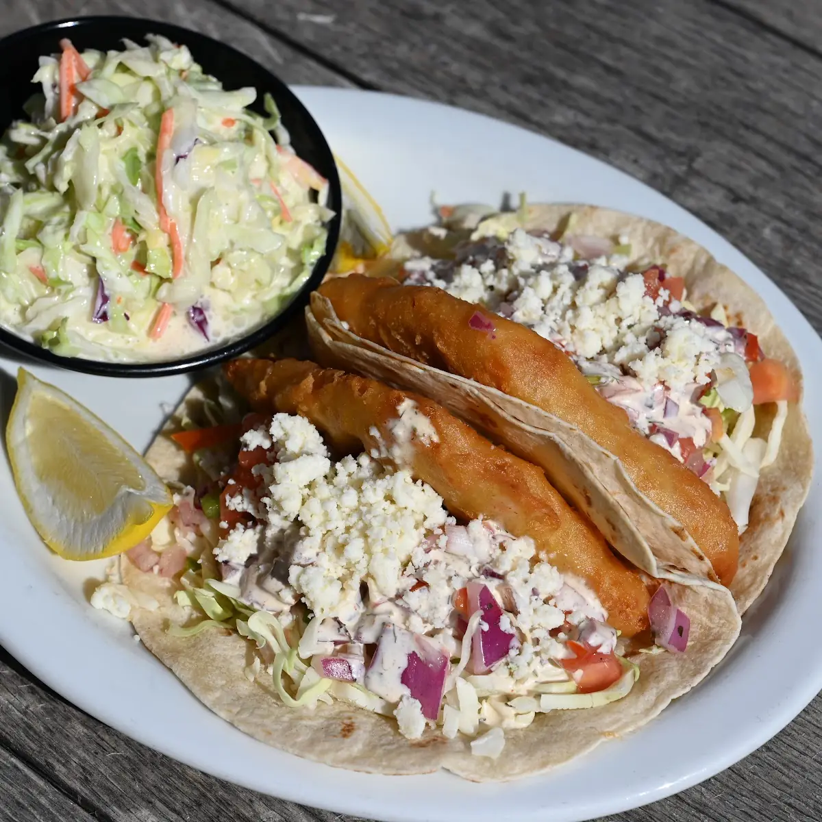 Beer Battered Fish Tacos