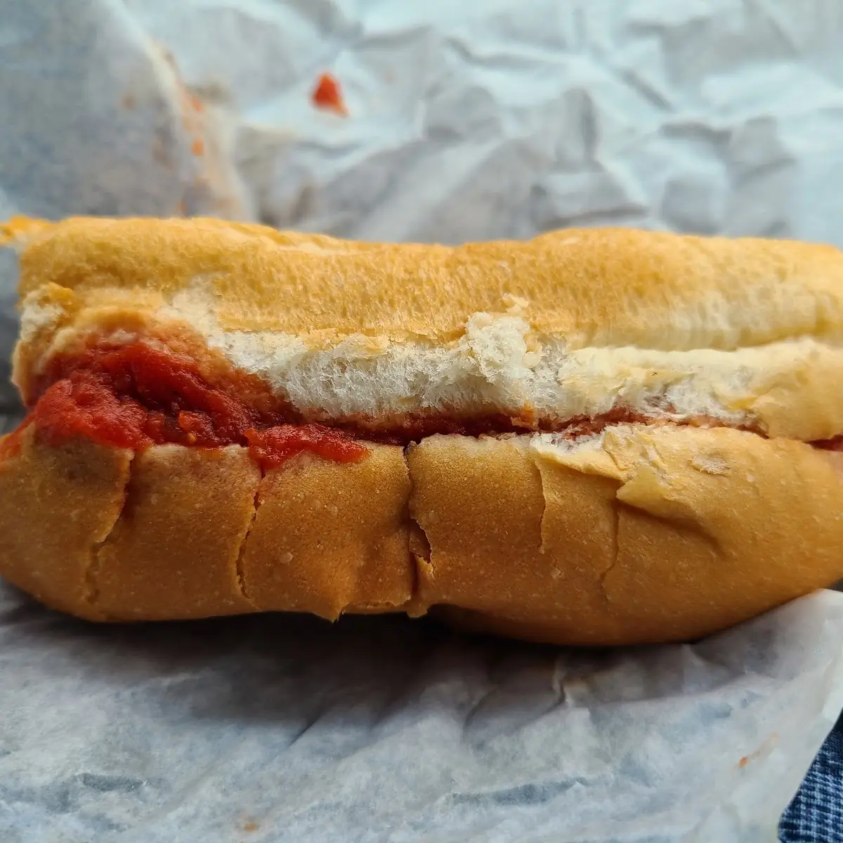 Koegal Vienna Hot Dog with Heavy Red Sauce