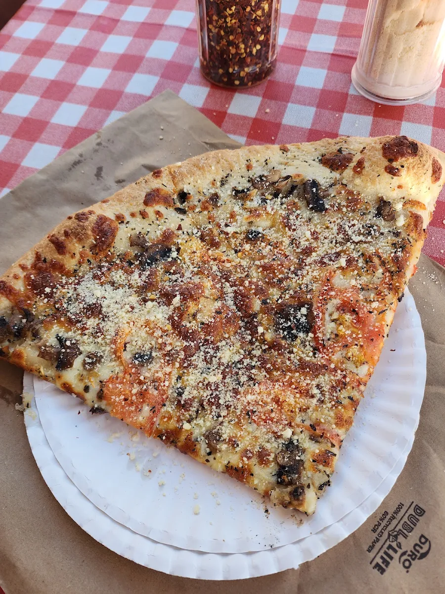 Mushroom Pizza Slice