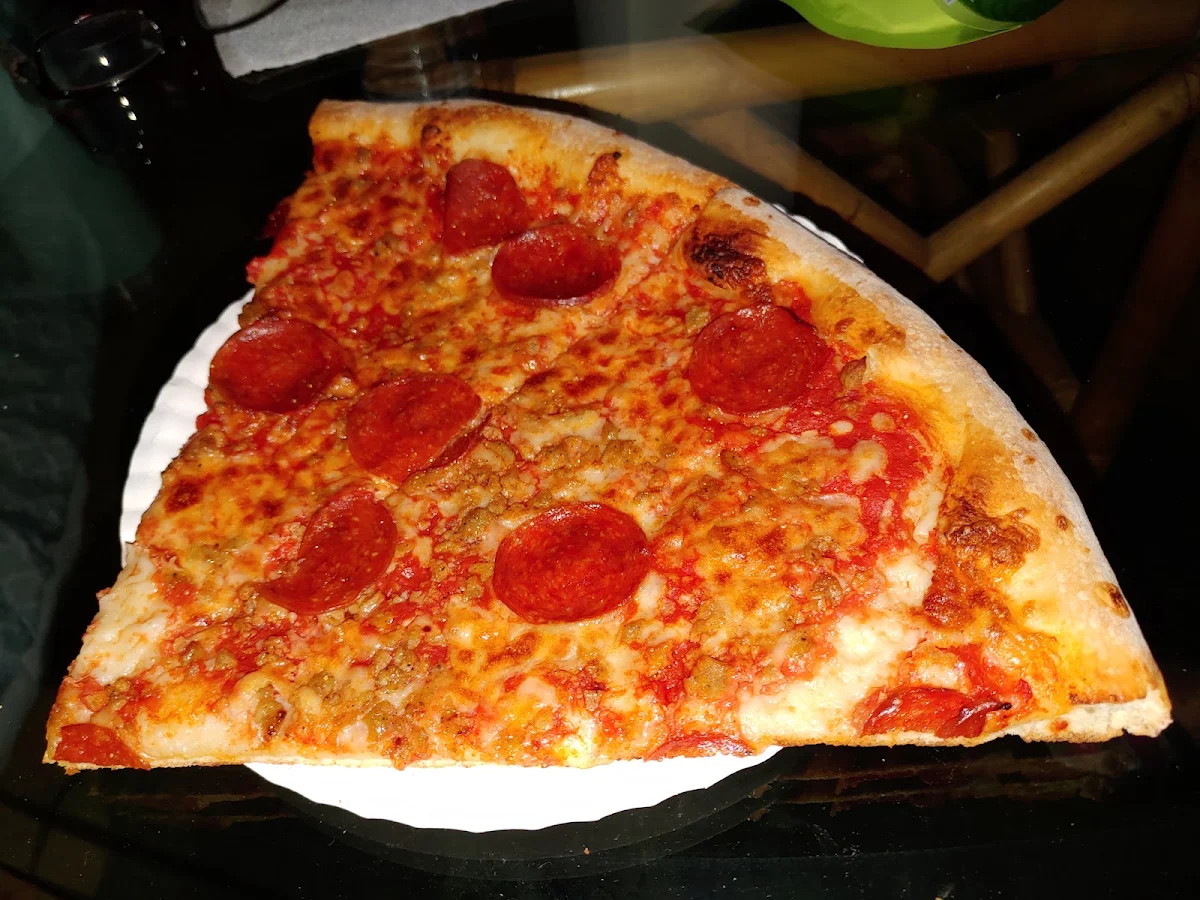 Pepperoni and Sausage Pizza