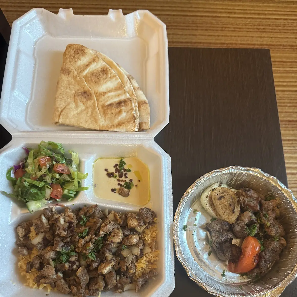 Lamb kebab one skewer meat only