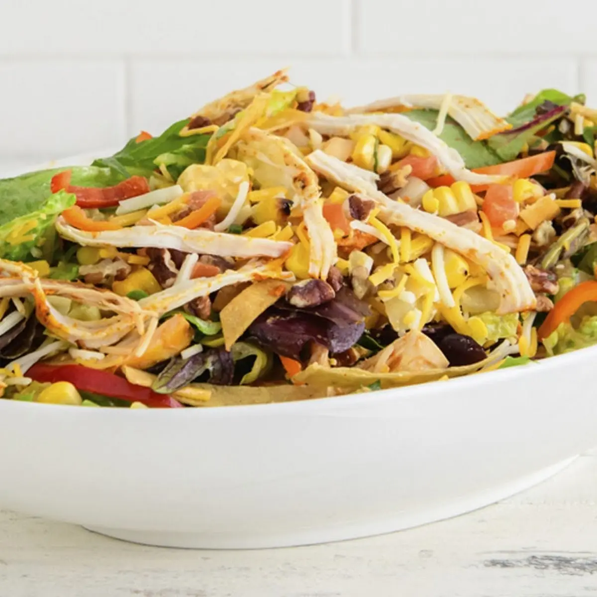 Naked Chicken Tostada Salad