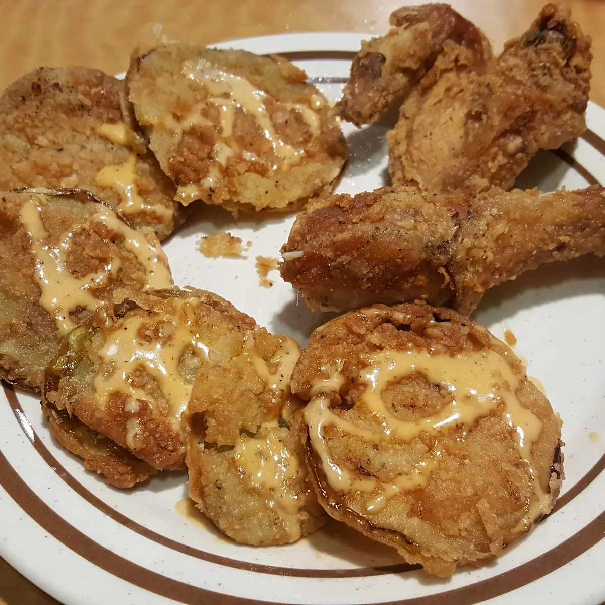 Fried Chicken and Fried Green Tomatoes