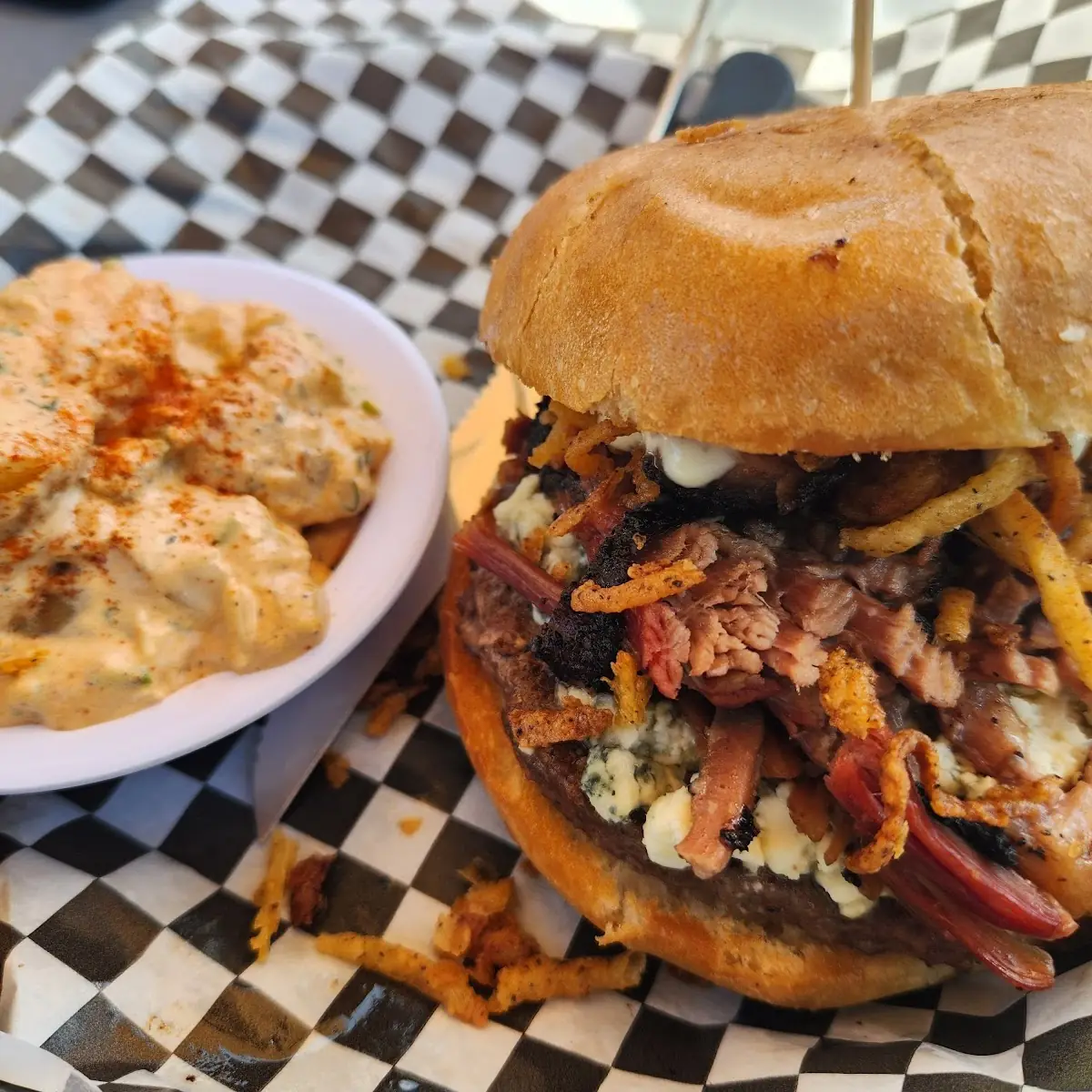 Brisket Bleu Burger