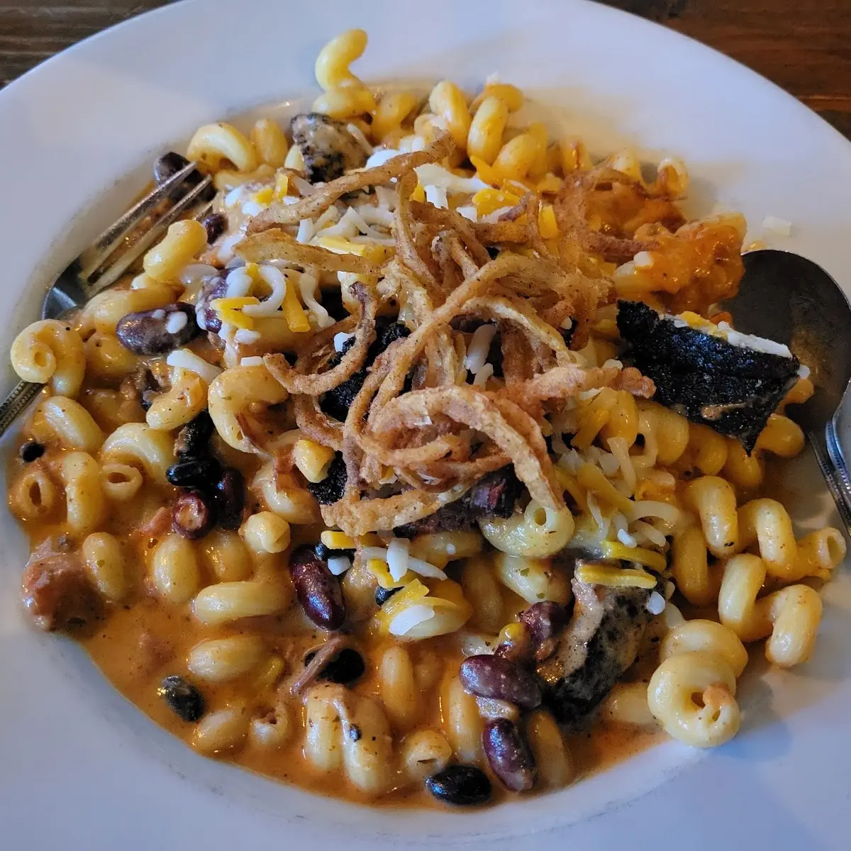 Brisket Chili Mac and Cheese