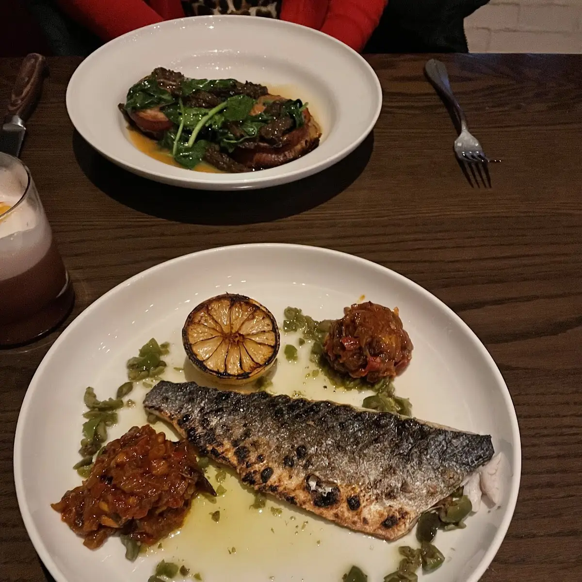Pan Seared Fish with Vegetables