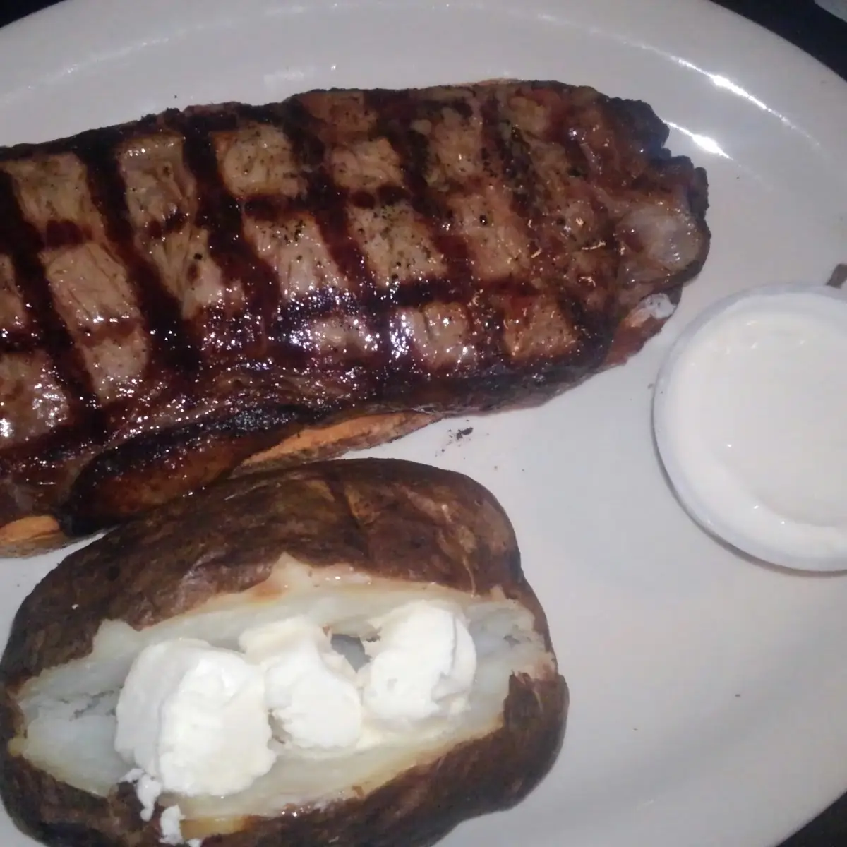 Open Steak Sandwich