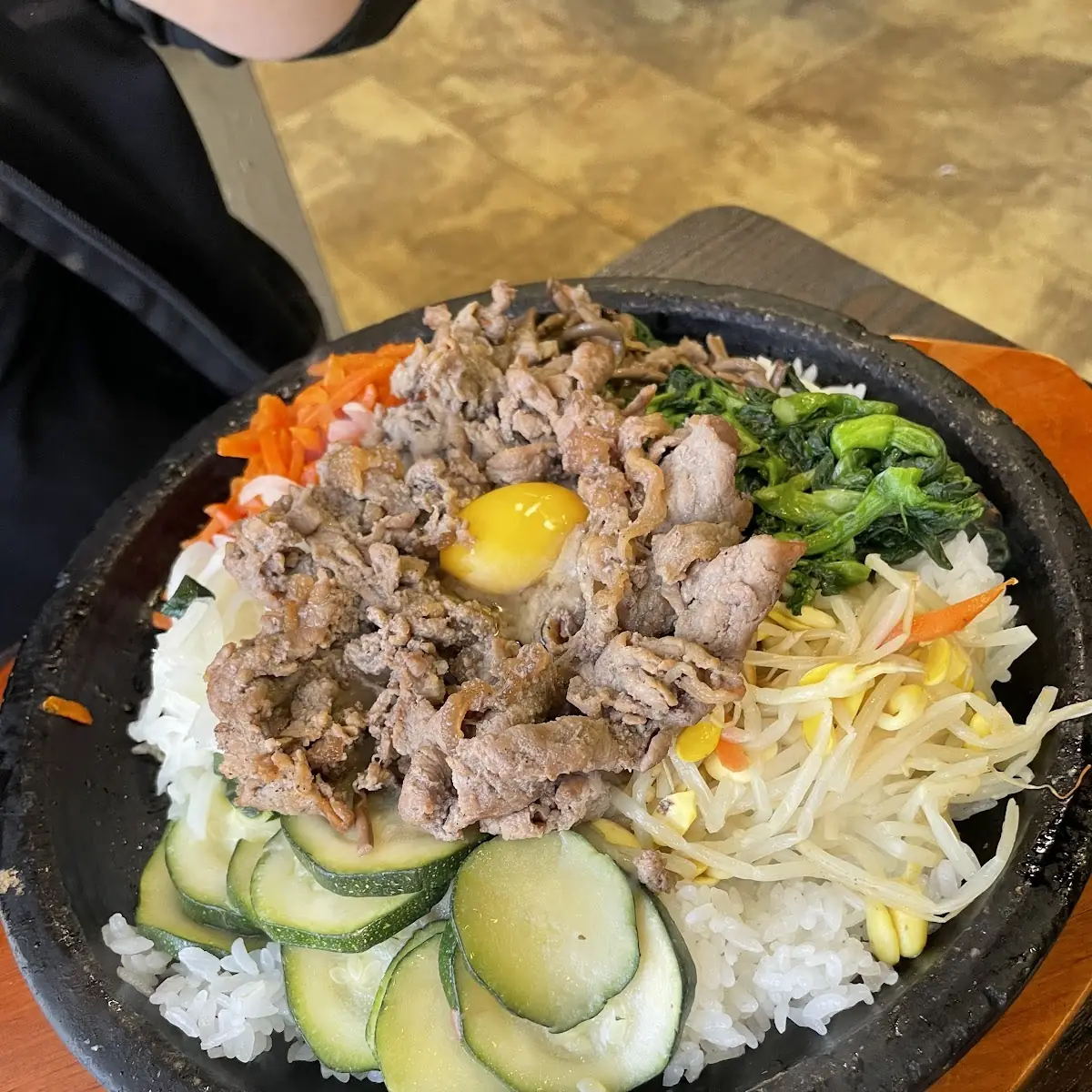 BBQ Beef and Vegetables Bibimbap