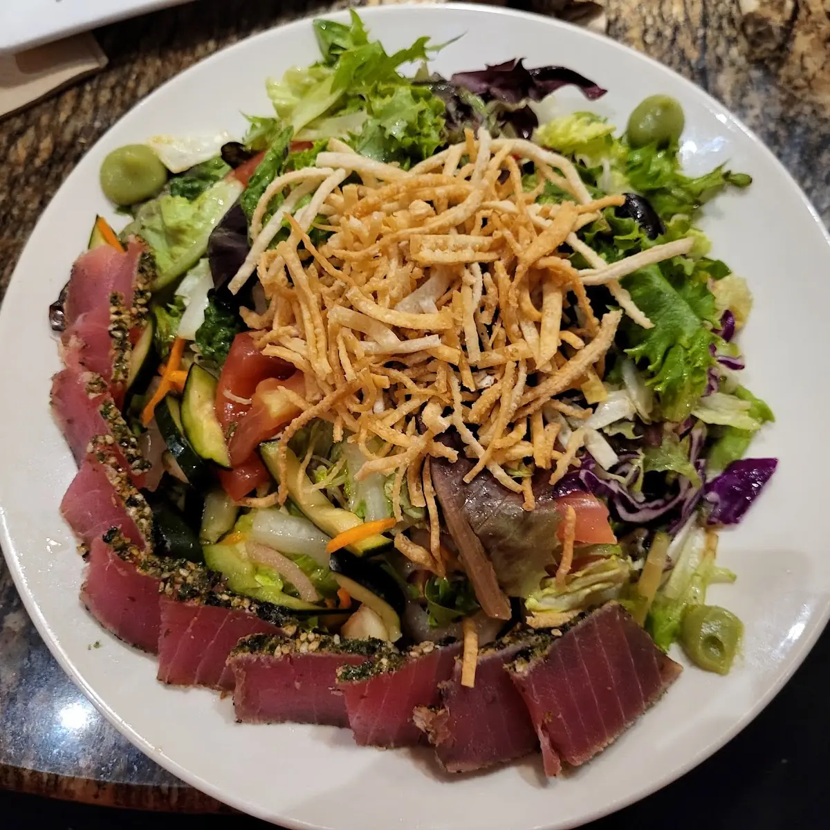 Enlightened Seared Ahi Salad
