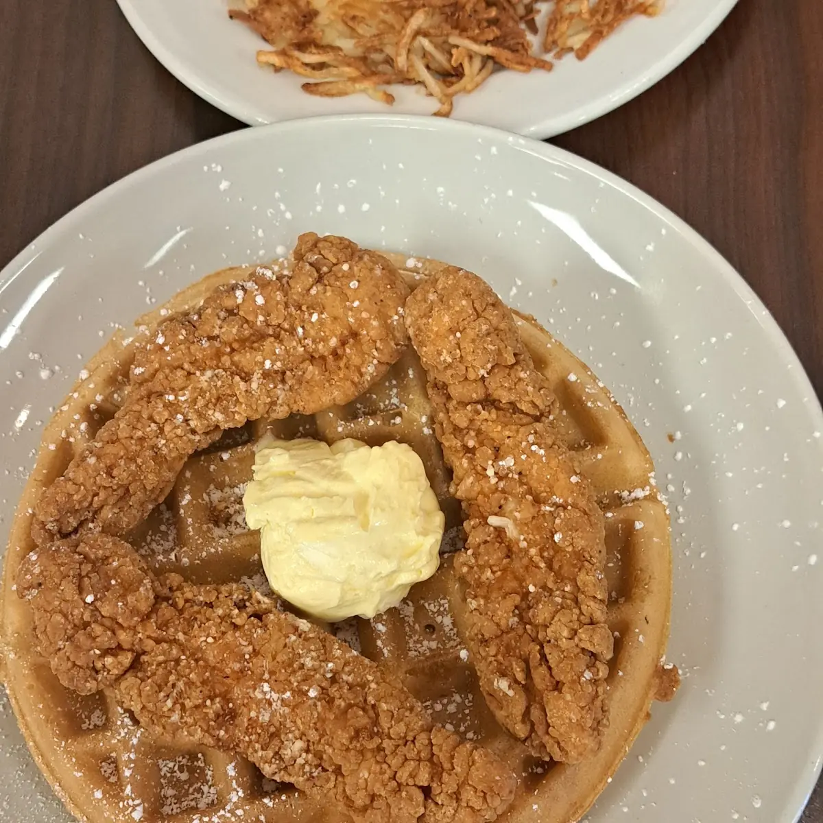 Chicken & Waffles Hash Browns