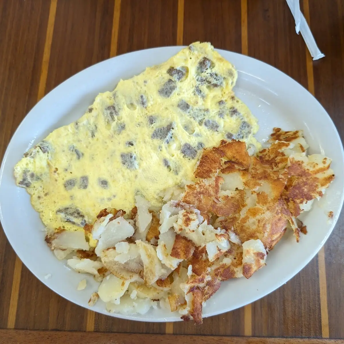 Philly Cheesesteak Omelette