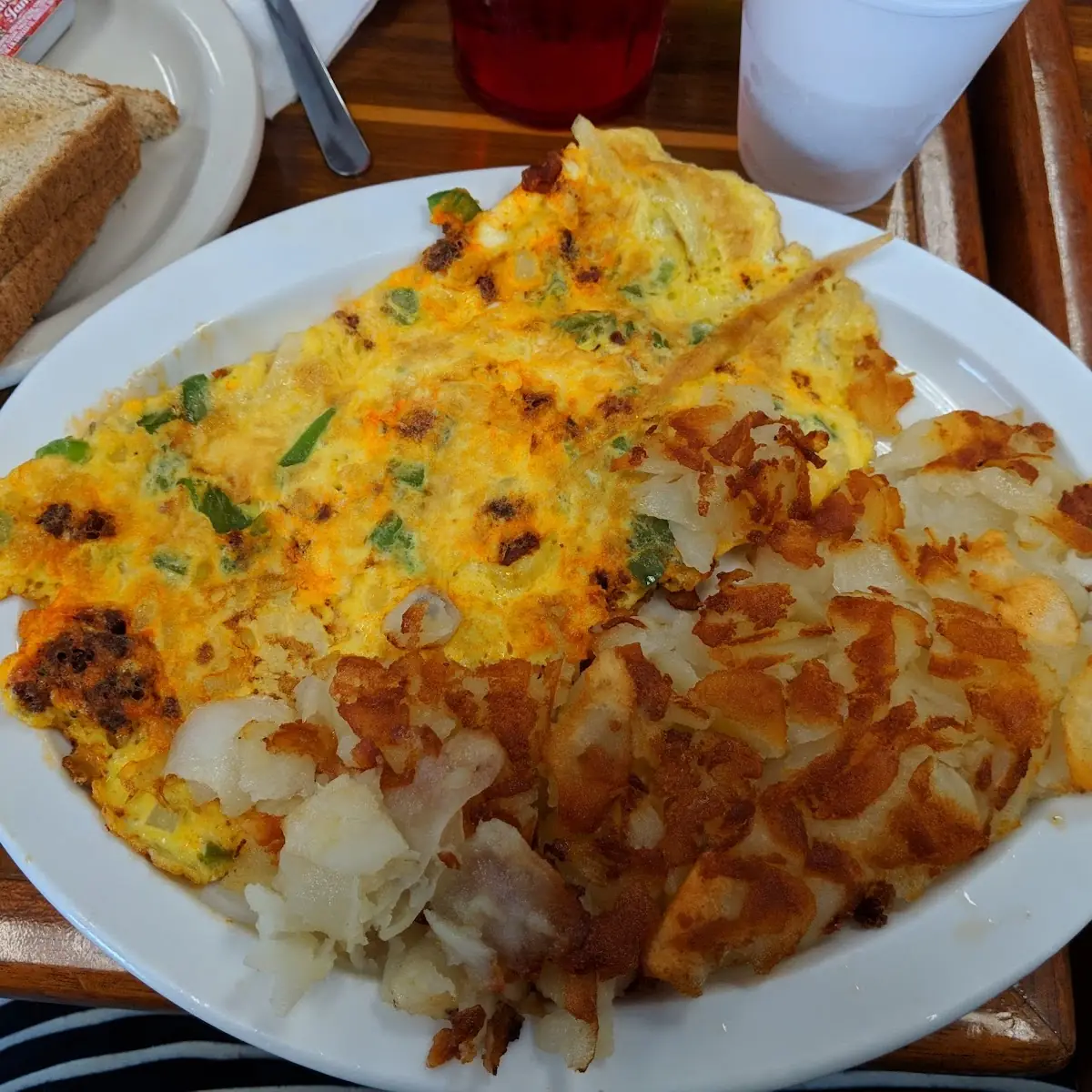 Spinach and Feta Omelette