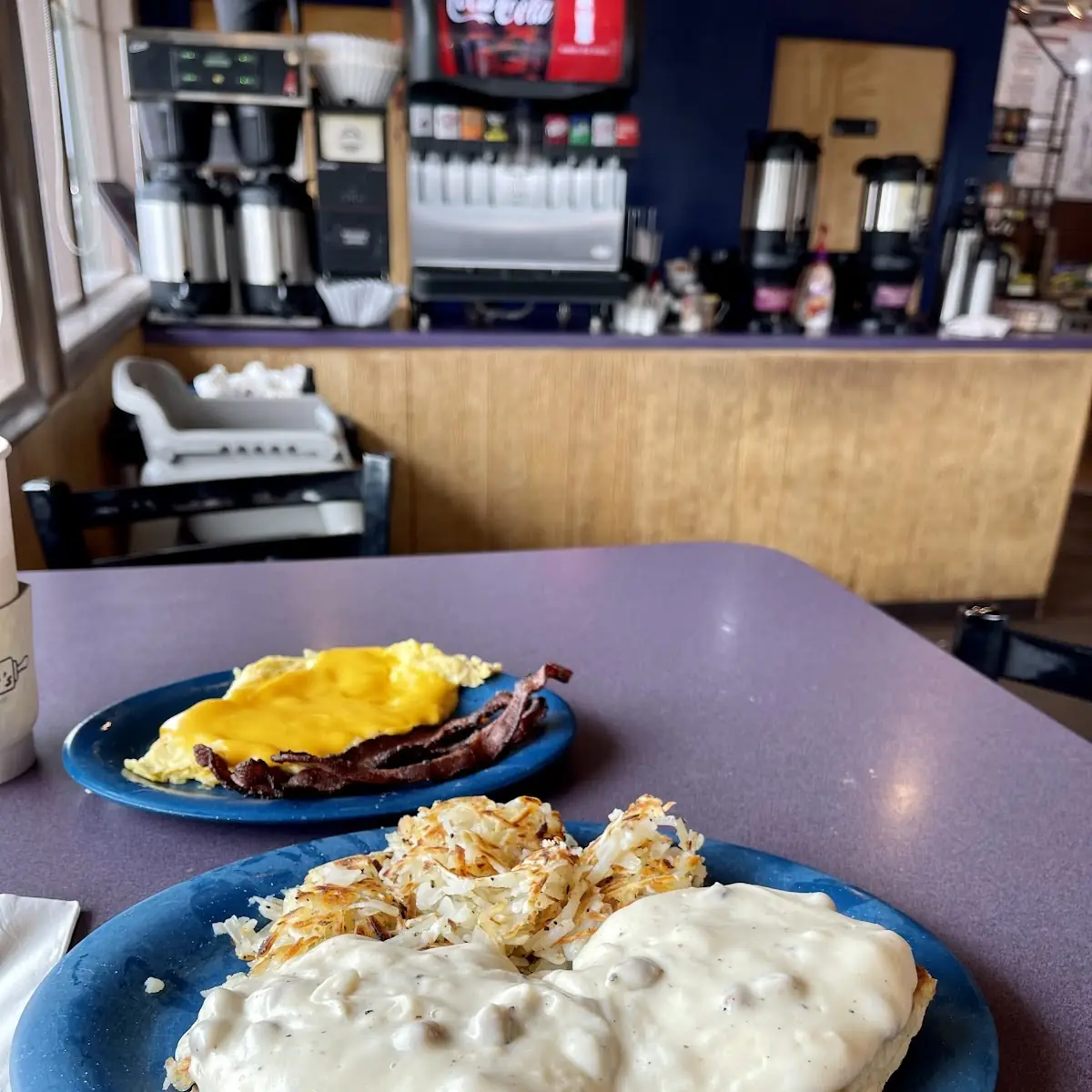 Homemade Biscuits and Sausage Gravy Breakfast Platter