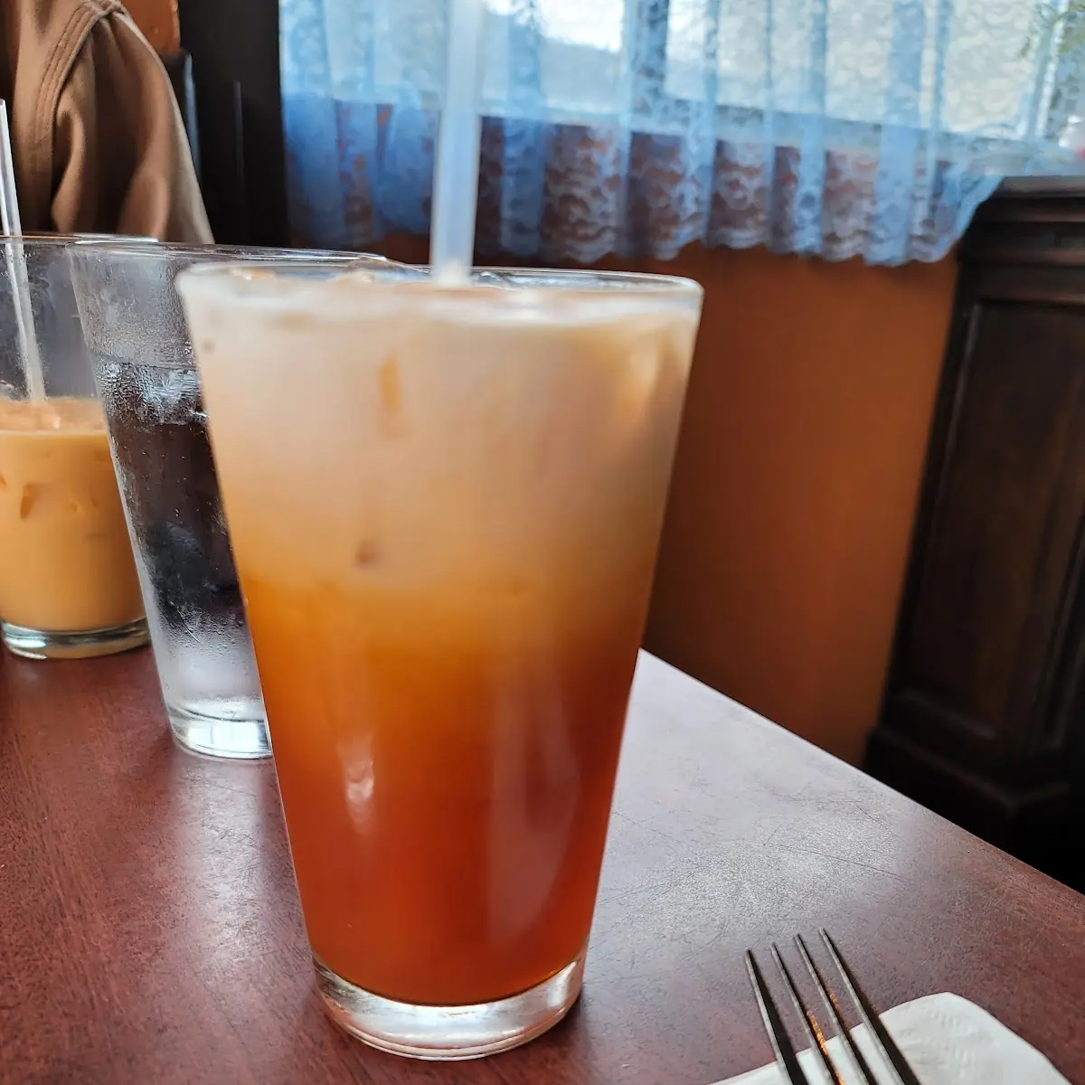 Thai Iced Tea with Coconut Milk