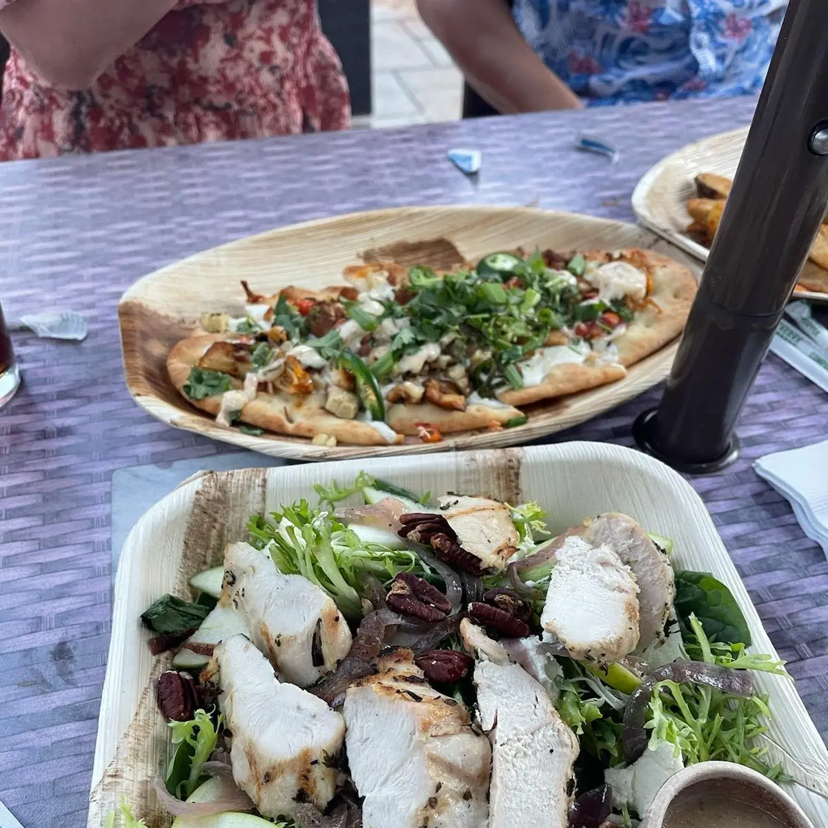 Mexican Street Corn and Chicken Flatbread
