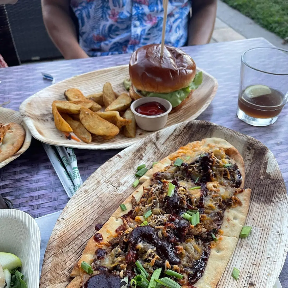 Smoked BBQ Pork Flatbread