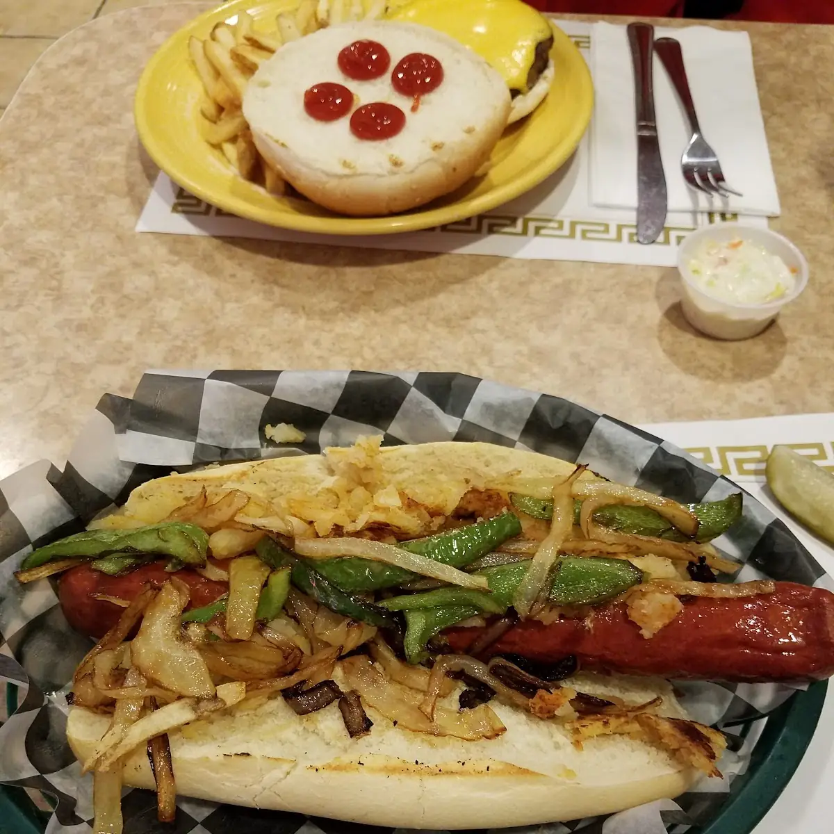 Italian Hot Dog with Fries